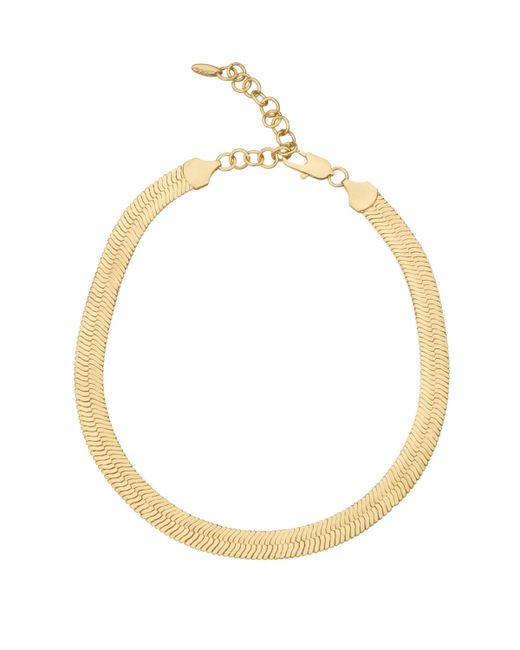 Ettika Flat Snake Chain Necklace