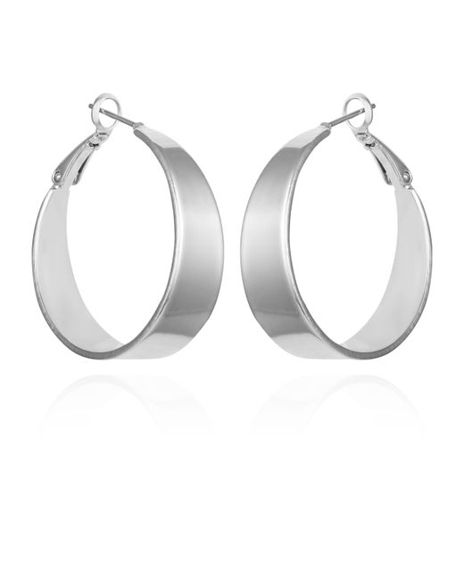 Vince Camuto Band Thick Hoop Earrings