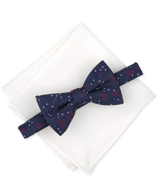 Bar III Weldon Floral Bow Tie Pocket Square Set Created for