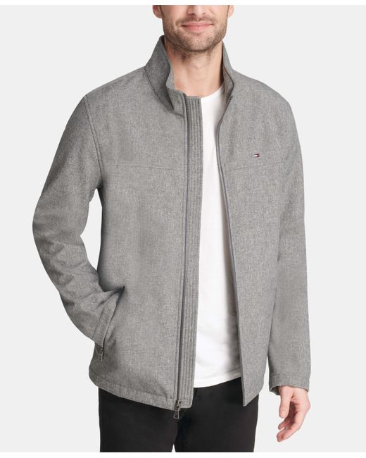 Tommy Hilfiger Soft-Shell Classic Zip-Front Jacket
