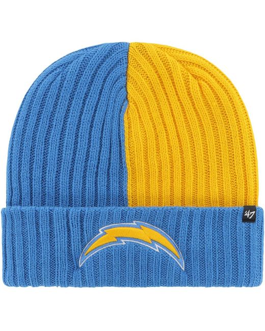 '47 Brand 47 Brand Los Angeles Chargers Fracture Cuffed Knit Hat