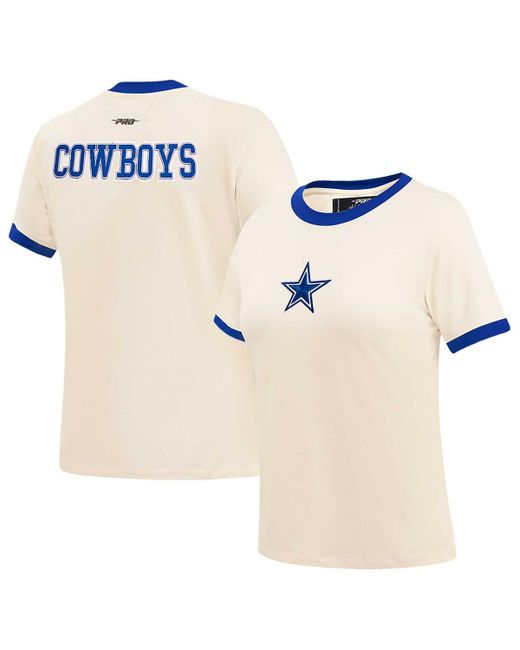 Pro Standard Distressed Dallas Cowboys Retro Classic Ringer T-shirt