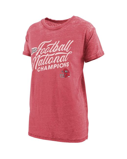 Pressbox Georgia Bulldogs College Football Playoff 2022 National Champions Relaxed Fit Melange T-shirt