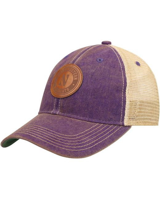 Legacy Athletic Northwestern Wildcats Target Old Favorite Trucker Snapback Hat