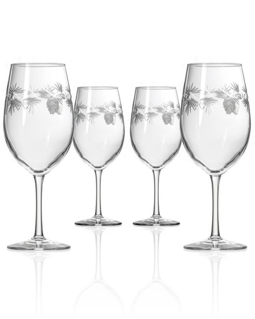 Rolf Glass Icy Pine All Purpose Wine 18Oz Set Of 4 Glasses