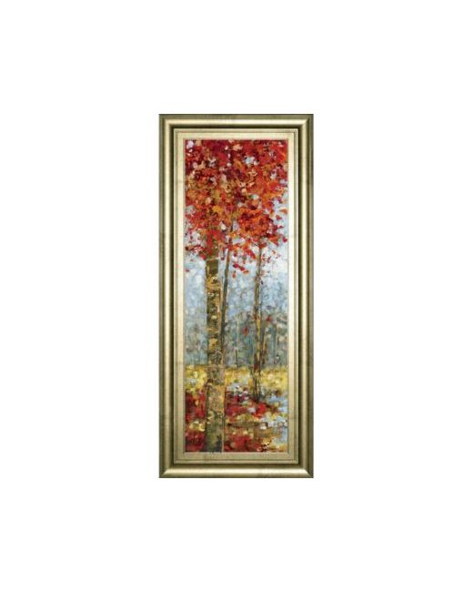 Classy Art Crimson Woods By Carmen Dolce Framed Print Wall Art Collection