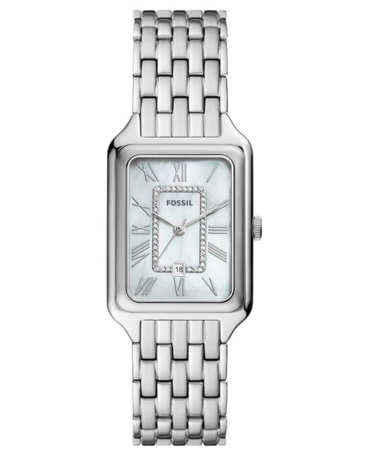 Fossil Raquel Three-Hand Date Stainless Steel Watch 26mm
