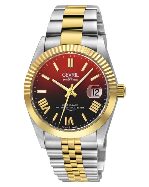 Gevril West Village Fusion Elite Two-Tone Stainless Steel Watch