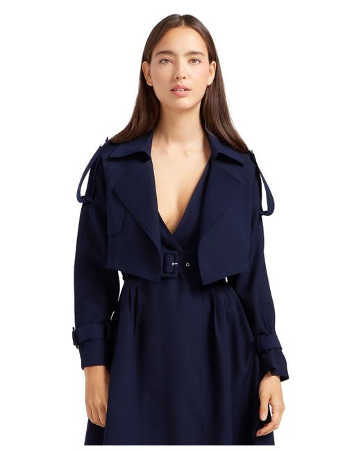 Belle & Bloom Manhattan Cropped Trench Coat