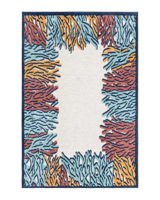 Bayshore Home Cayes Outdoor High-Low Pile Cay-09 53 x 8 Area Rug