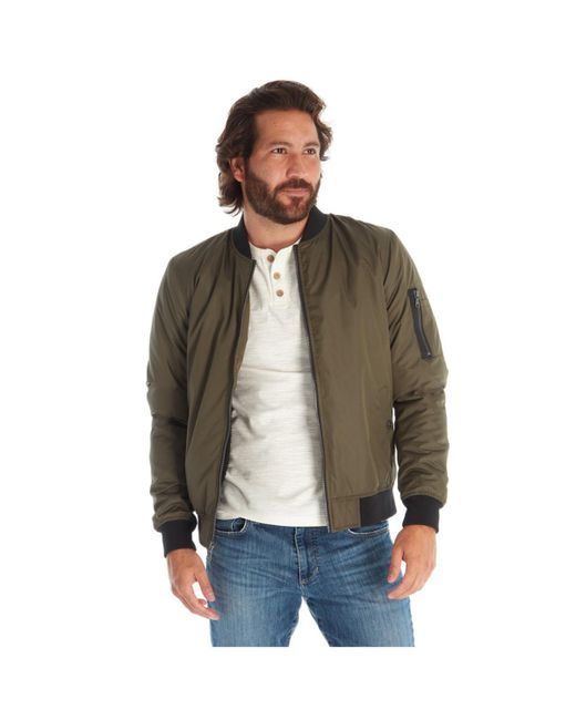 Px Classic Faux Fur Lined Bomber Jacket