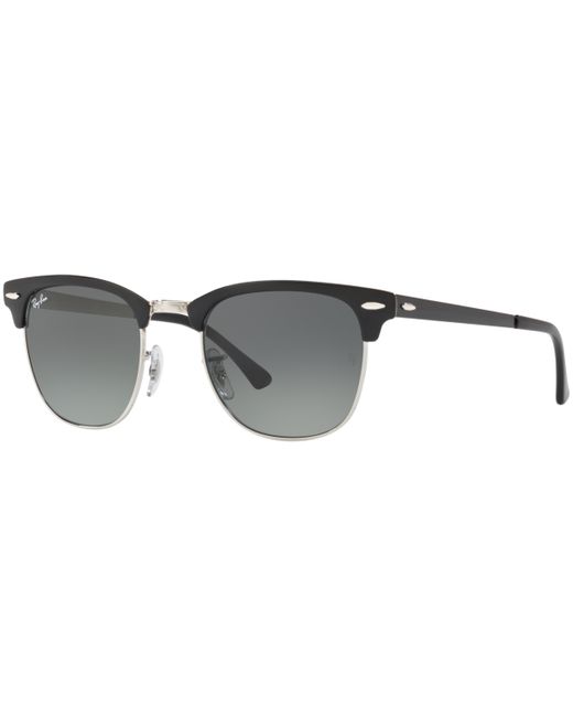 Ray-Ban Sunglasses RB3716 Clubmaster Metal SILVER