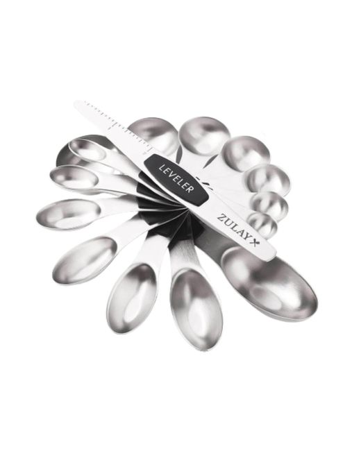 Zulay Kitchen Magnetic Measuring Spoons Pc.