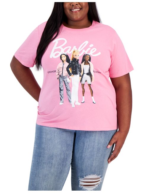 Grayson Threads, The Label Trendy Plus Three Barbie Cotton T-Shirt