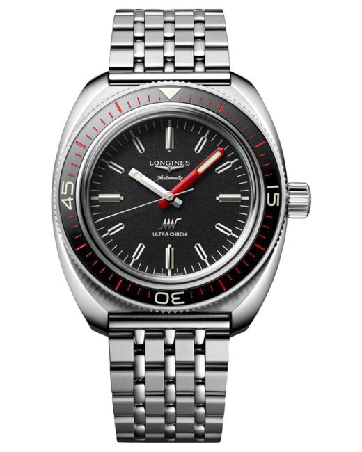 Longines Swiss Automatic Ultra-Chron Stainless Steel Bracelet Watch 43mm