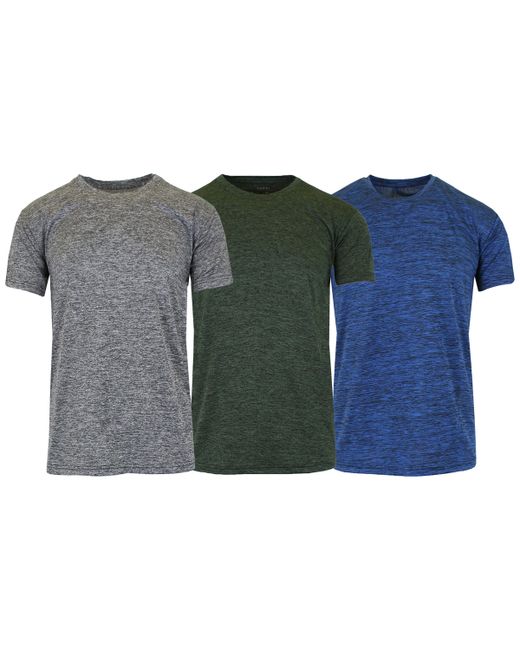 Galaxy By Harvic Performance T-shirt Pack of 3 Olive Royal