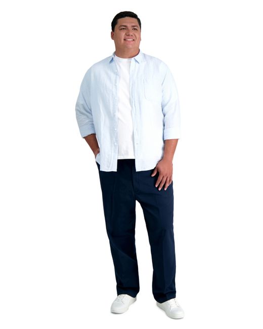 Haggar Big Tall Classic-Fit Khaki Pants