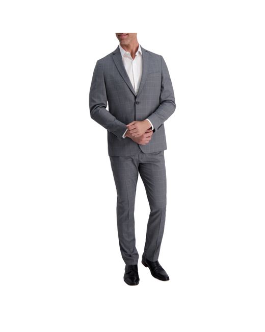 Louis Raphael Stretch Windowpane Slim Fit Suit Separate Jacket