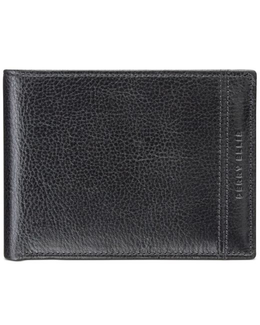 Perry Ellis Portfolio Rfid Leather Wallet