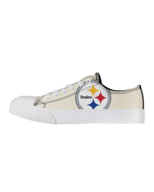 Foco Pittsburgh Steelers Low Top Canvas Shoes