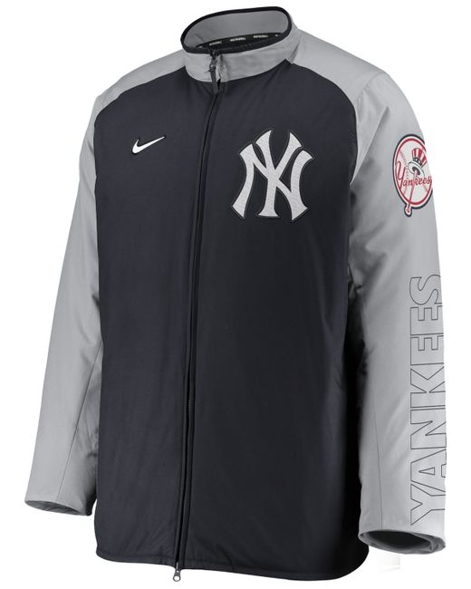 Nike New York Yankees Authentic Collection Dugout Jacket Gray