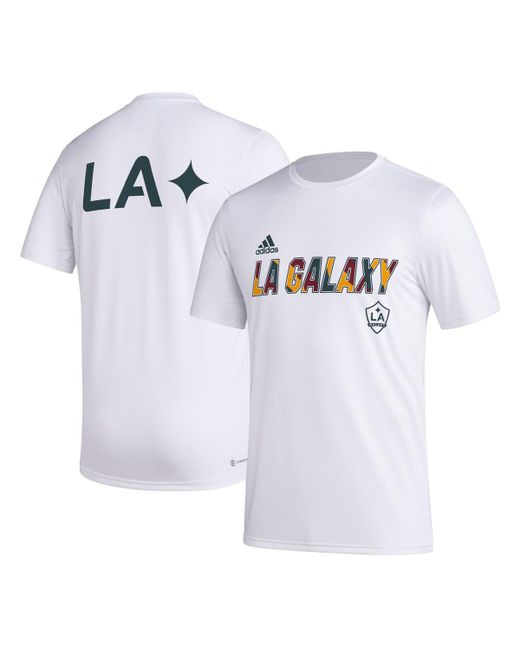 Adidas La Galaxy Team Jersey Hook Aeroready T-shirt