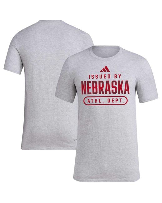 Adidas Nebraska Huskers Aeroready Pregame T-shirt