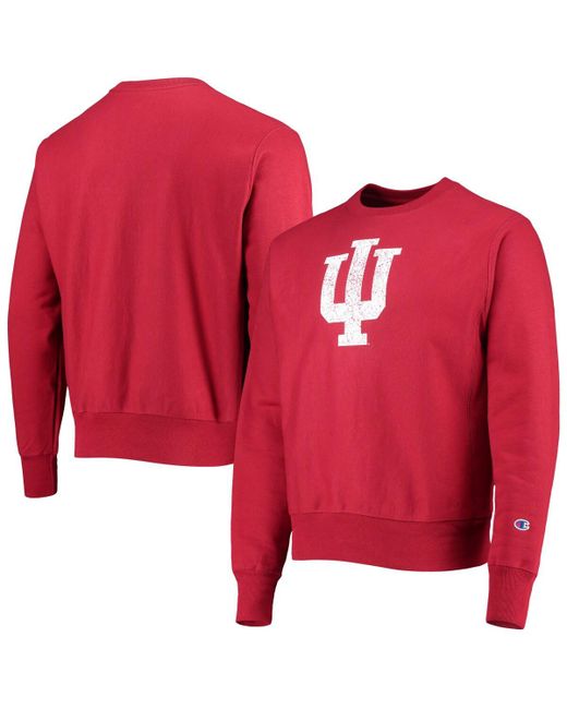 Champion Indiana Hoosiers Vault Logo Reverse Weave Pullover Sweatshirt