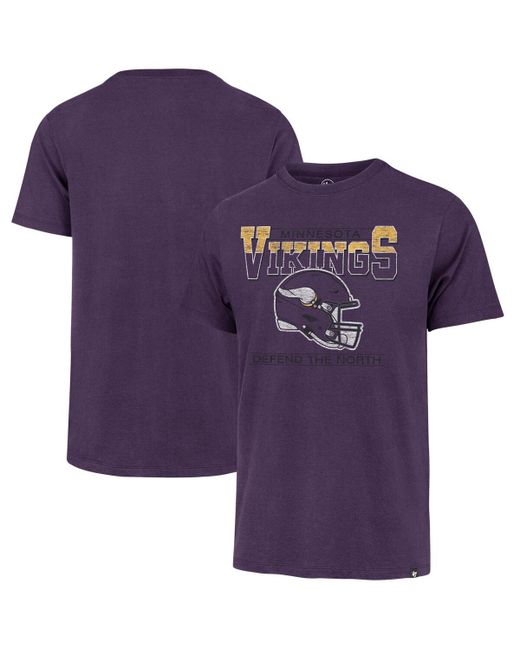 '47 Brand 47 Brand Distressed Minnesota Vikings Big and Tall Time Lock Franklin T-shirt