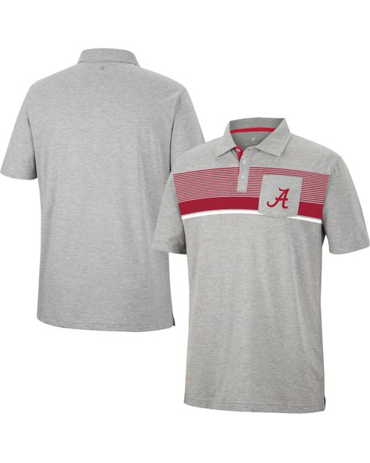 Colosseum Alabama Crimson Tide Golfer Pocket Polo Shirt