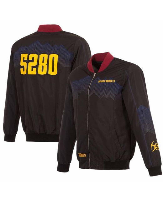 Jh Design Denver Nuggets 2023/24 City Edition Nylon Full-Zip Bomber Jacket