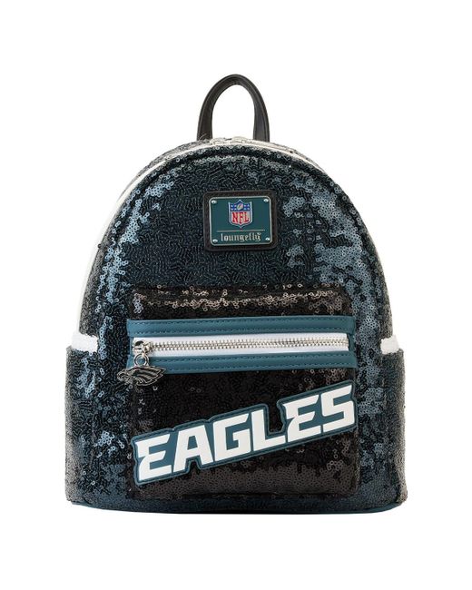 Loungefly and Philadelphia Eagles Sequin Mini Backpack