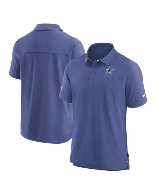 Nike Dallas Cowboys Sideline Lockup Performance Polo Shirt