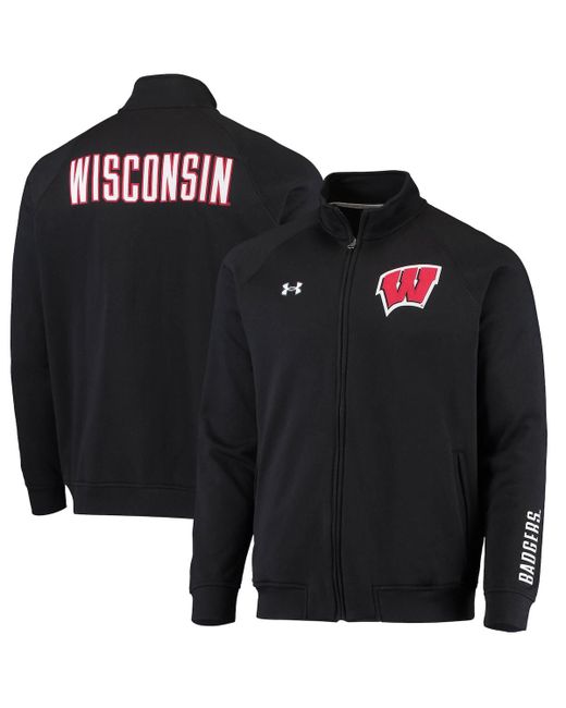 Under Armour Wisconsin Badgers Raglan Game Day Triad Full-Zip Jacket