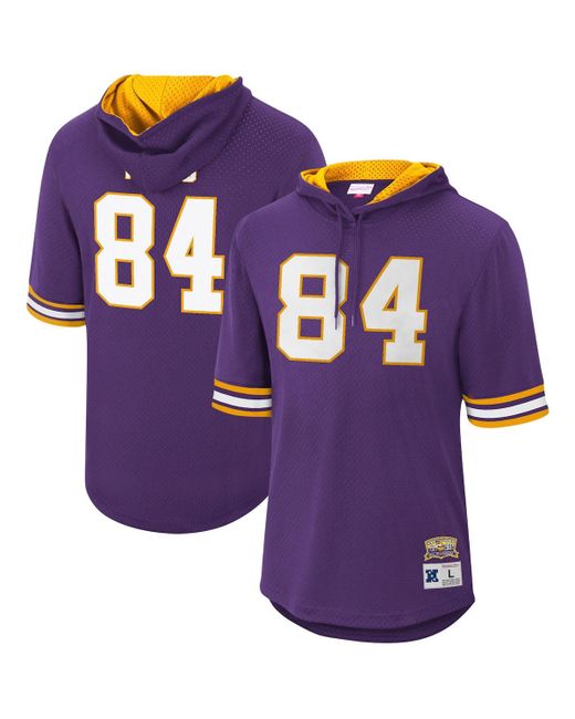 Mitchell & Ness Randy Moss Minnesota Vikings Retired Player Mesh Name and Number Hoodie T-shirt
