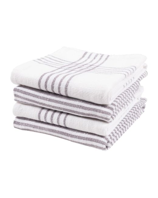 KAF Home Monoco Relaxed Casual Kitchen Towel Set of 4