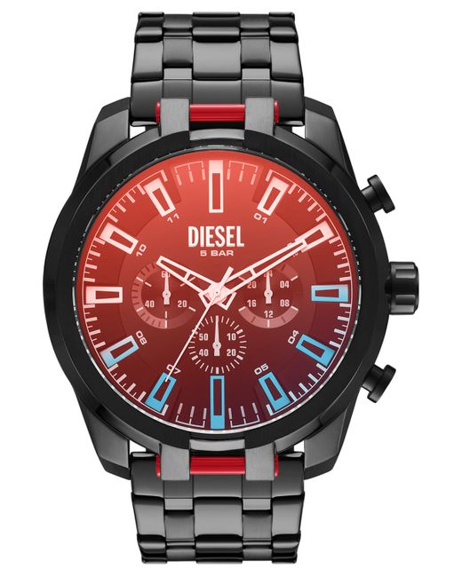 Diesel Chronograph Split Tone Stainless Steel Bracelet Watch 51mm