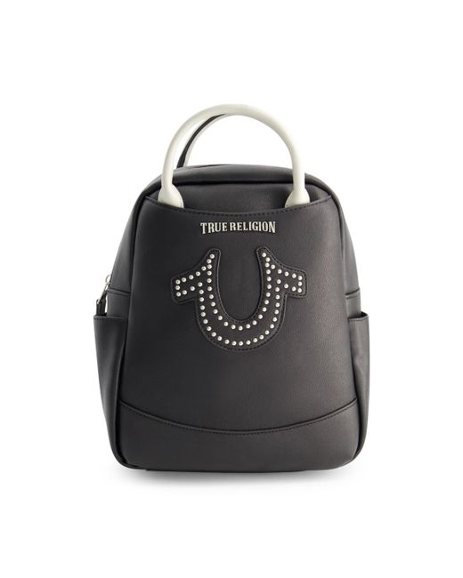True Religion Studded Horseshoe Mini Backpack