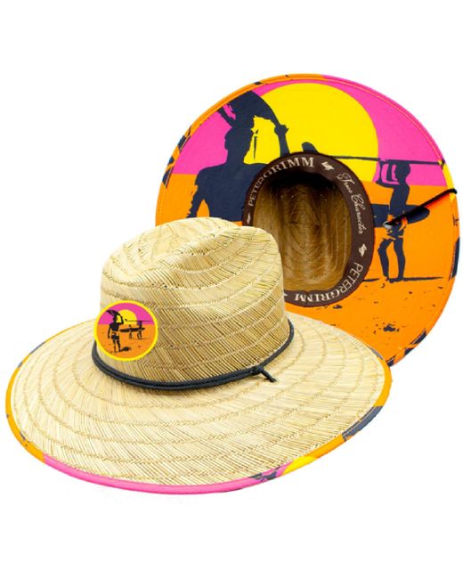 Peter Grimm Endless California Straw Lifeguard Hat