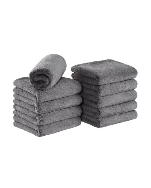Arkwright Home Bleach-Safe Coral Fleece Salon Towels Pack of 16x27 Soft Microfiber Material Absorbent Hair Drying Towel Set Perfect for and Spa