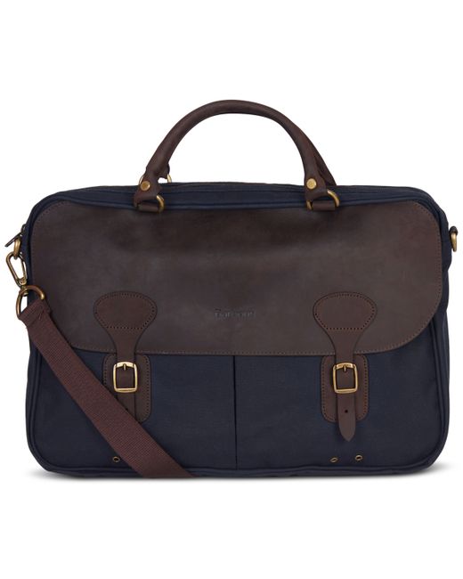 Barbour Waxed Cotton Briefcase