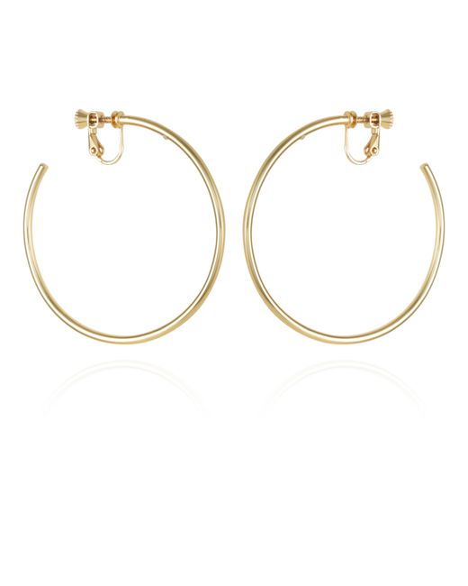 Vince Camuto Clip-On Large Open Hoop Earrings