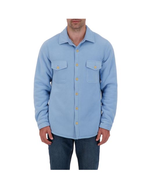 Heat Holders Jax Long Sleeve Solid Shirt Jacket