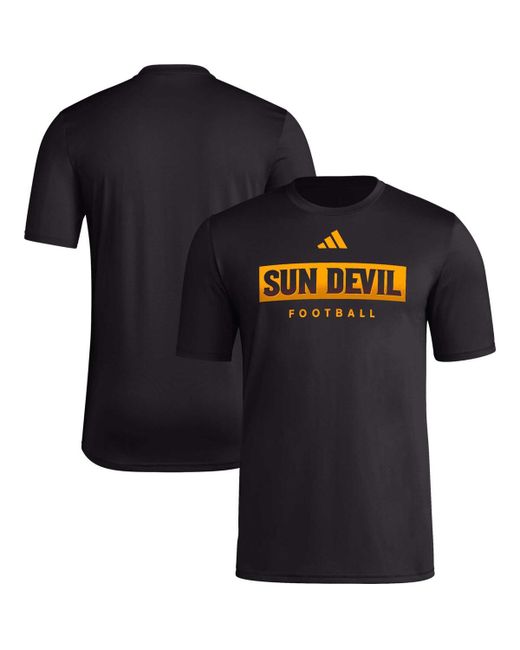 Adidas Arizona State Sun Devils Football Practice Aeroready Pregame T-shirt