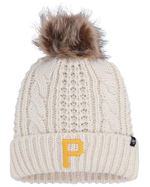 '47 Brand Pittsburgh Pirates Meeko Cuffed Knit Hat with Pom