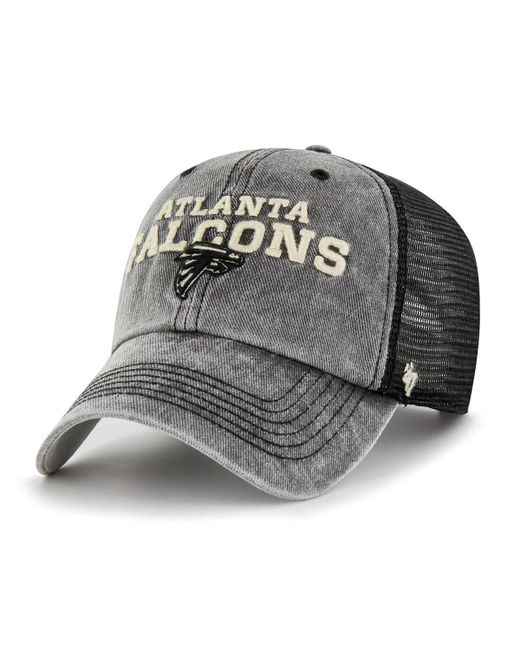 '47 Brand 47 Atlanta Falcons Drumlin Trucker Clean Up Snapback Hat