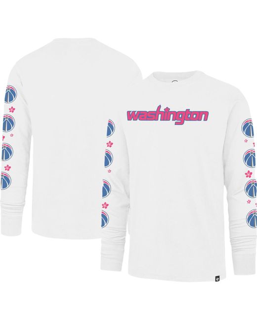 '47 Brand 47 Brand Washington Wizards City Edition Downtown Franklin Long Sleeve T-shirt