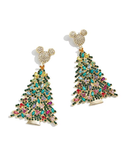 Baublebar Mickey Friends Christmas Tree Statement Earrings