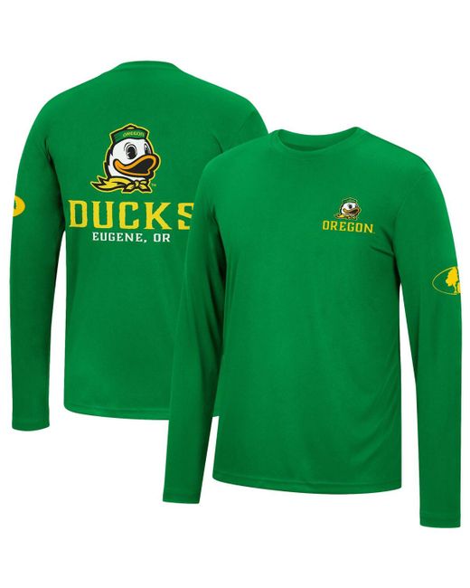 Colosseum Oregon Ducks Mossy Oak Spf 50 Performance Long Sleeve T-shirt