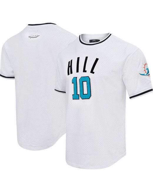 Pro Standard Tyreek Hill Miami Dolphins Mesh Player Name and Number Top